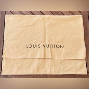 Authentic LOUIS VUITTON Flip Over Empty Dust Bag Cover 18x14